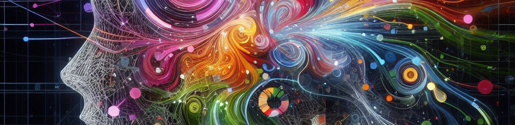 管理记忆和人工智能的头部彩色图像