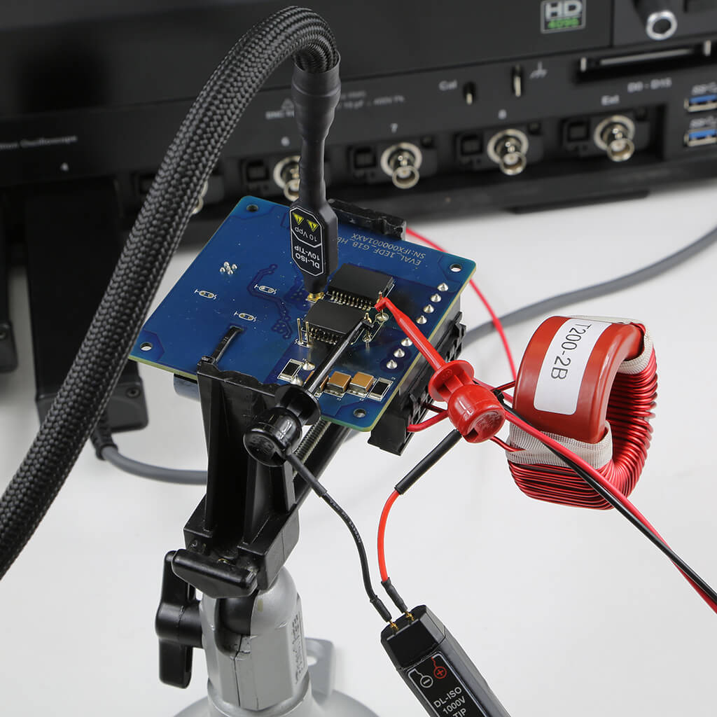 高压光学探头测试 GaN FET 并测量栅极驱动信号和高压输出