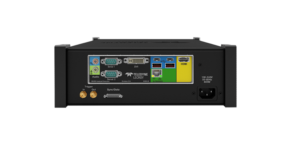 envision x14分析仪背面