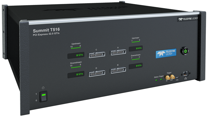 pcie summit t516 协议分析仪左侧