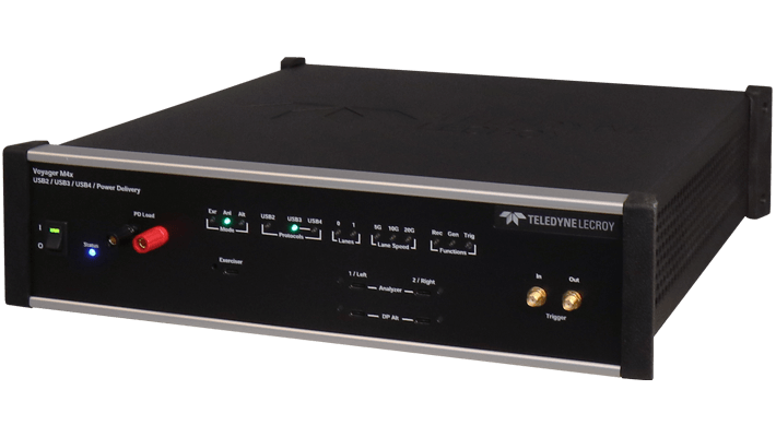 voyager m4x 协议分析仪的侧面